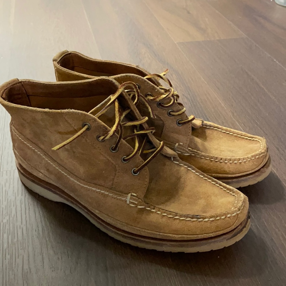 Red Wing Leather Lace-Up Moc Toe Chukka Boots 10